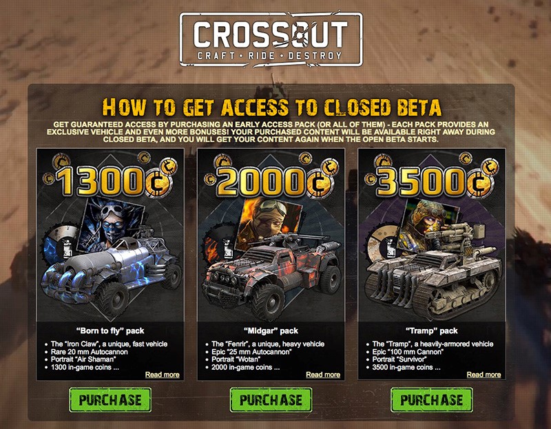 Crossout クロスアウト クローズドbテスト開始 Windows ゲームベース